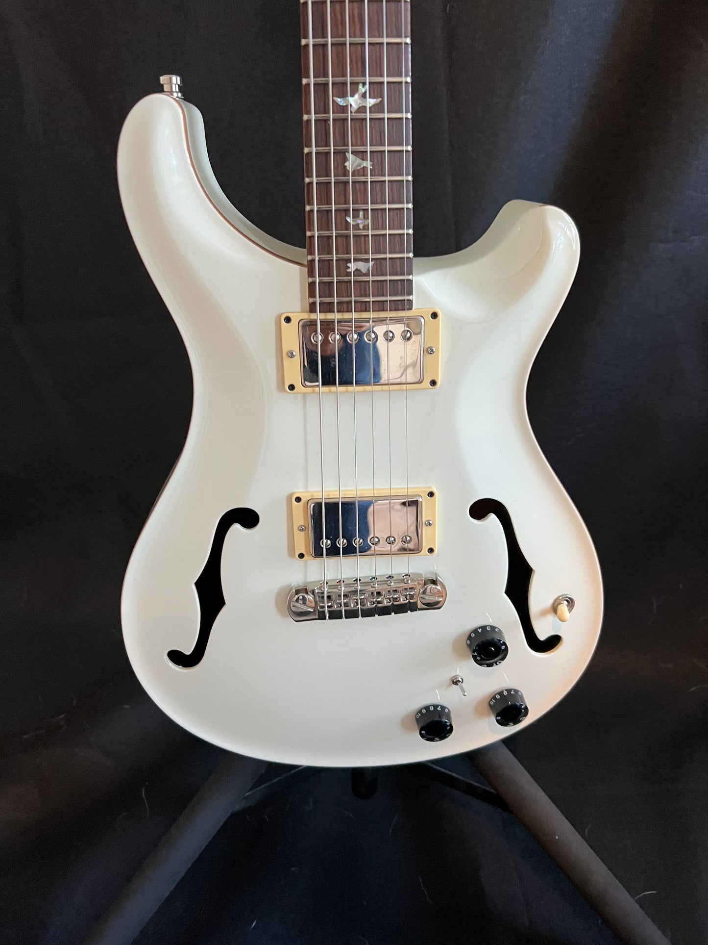 2000 PRS Hollow Body Archtop White Rare