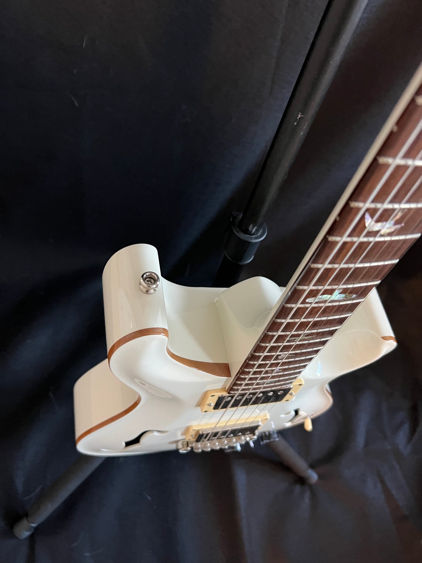 2000 PRS Hollow Body Archtop White Rare