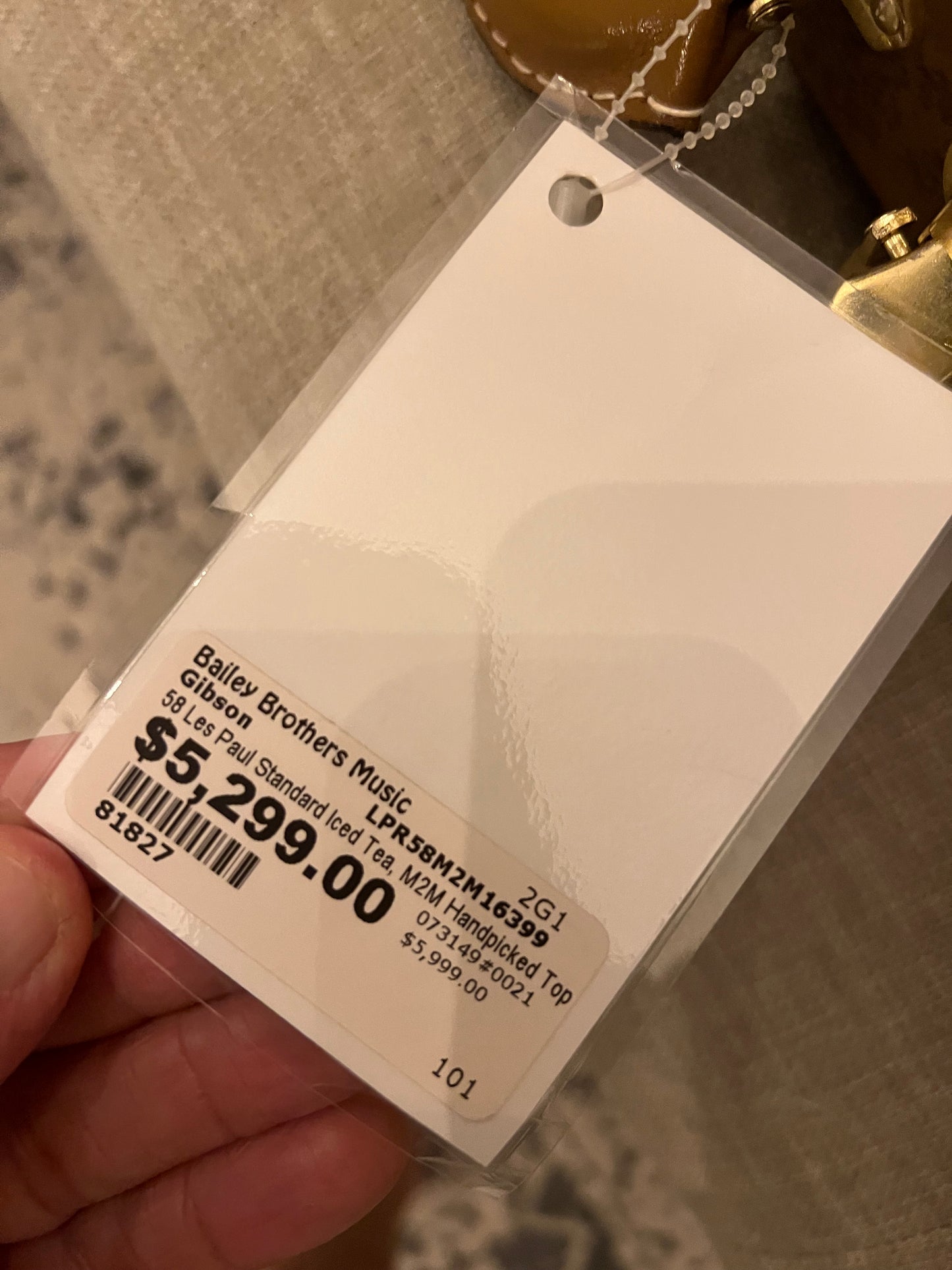 2021 Gibson Custom Shop M2M 58 Les Paul